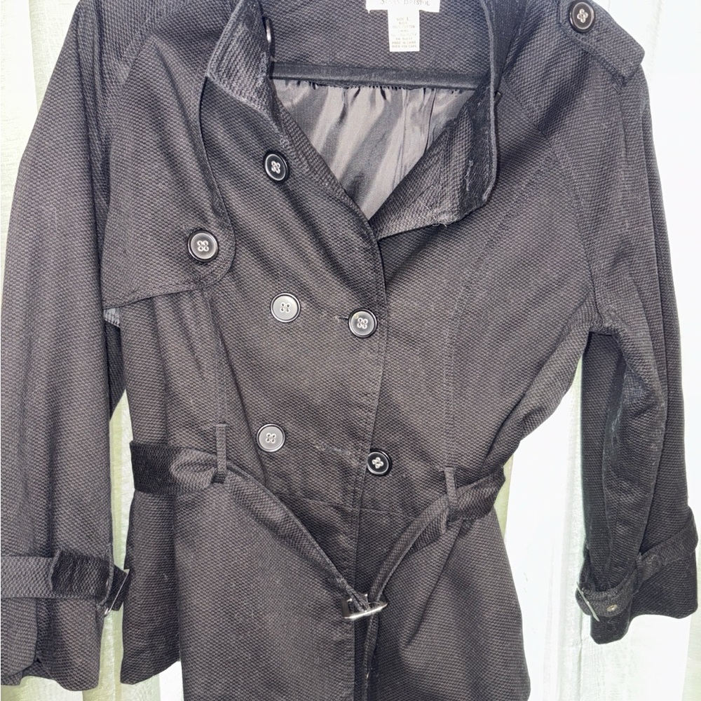 Susan Bristol Black Trench Coat